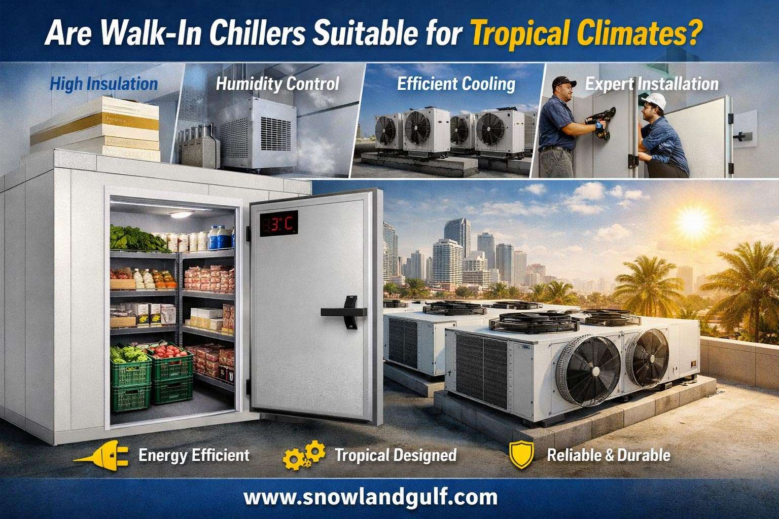 Are Walk-In Chillers Suitable for Tropical Climates?