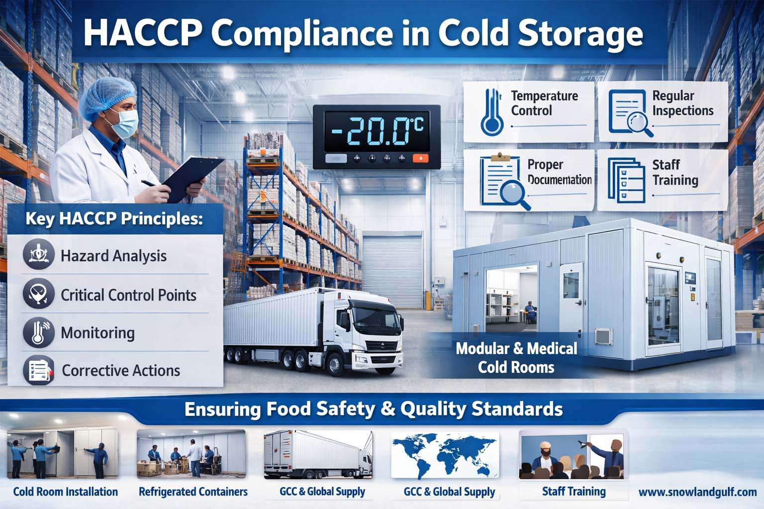 HACCP Compliance in Cold Storage | Snowland
