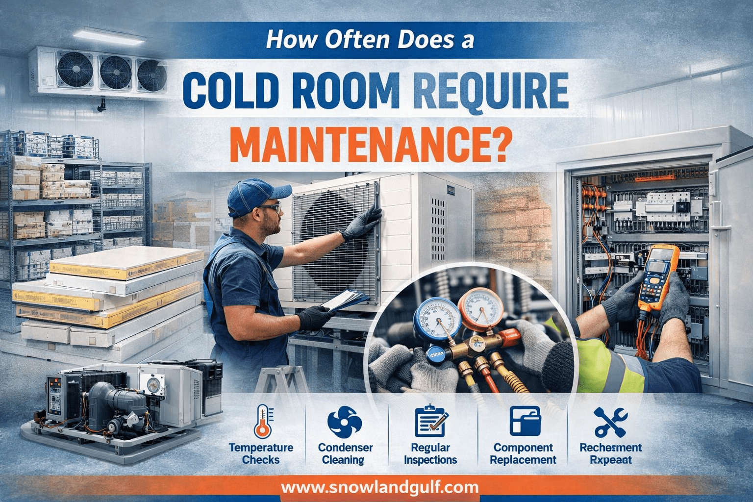 How Often Does a Cold Room Require Maintenance? | Snowland UAE