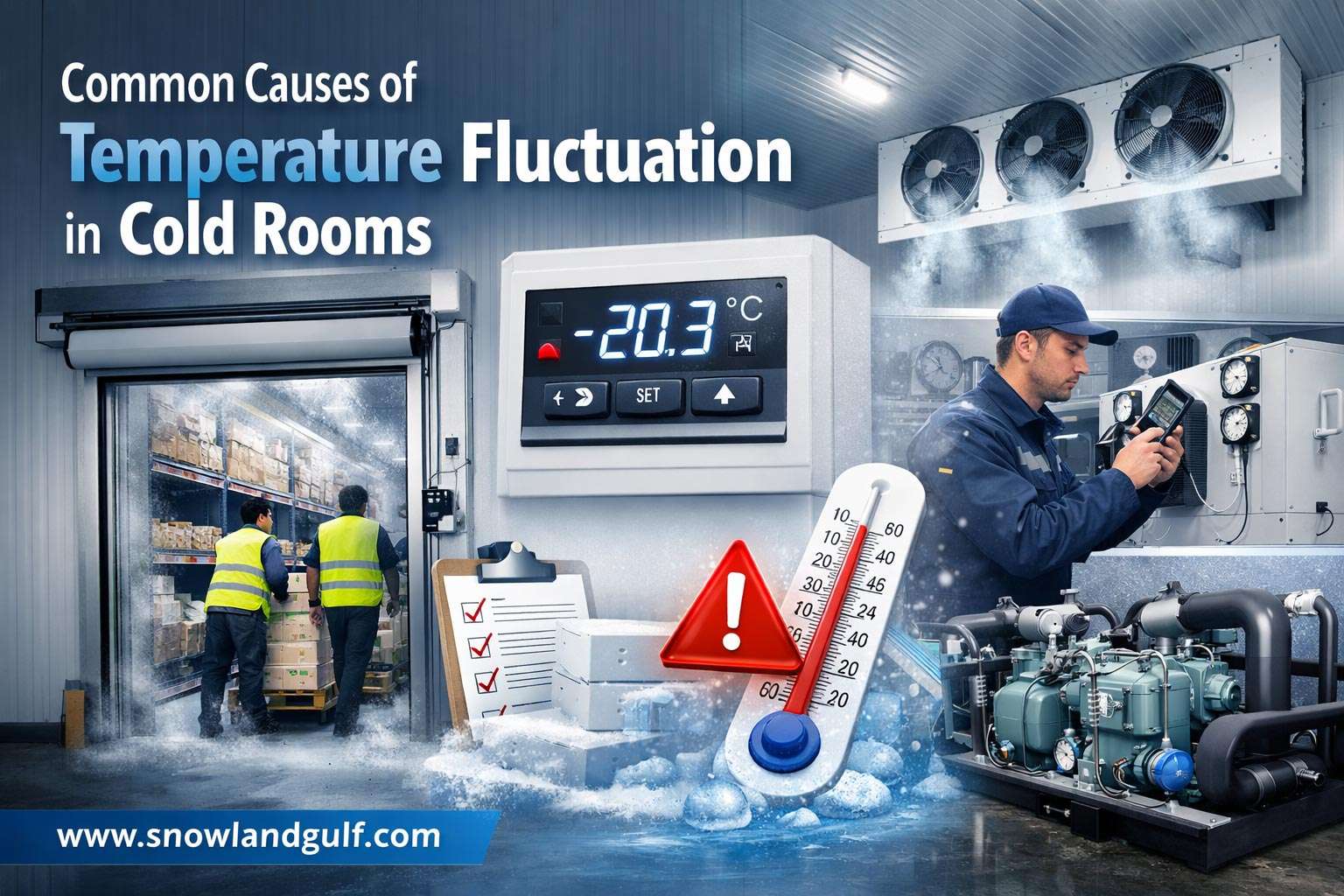 Common Causes of Temperature Fluctuation in Cold Rooms