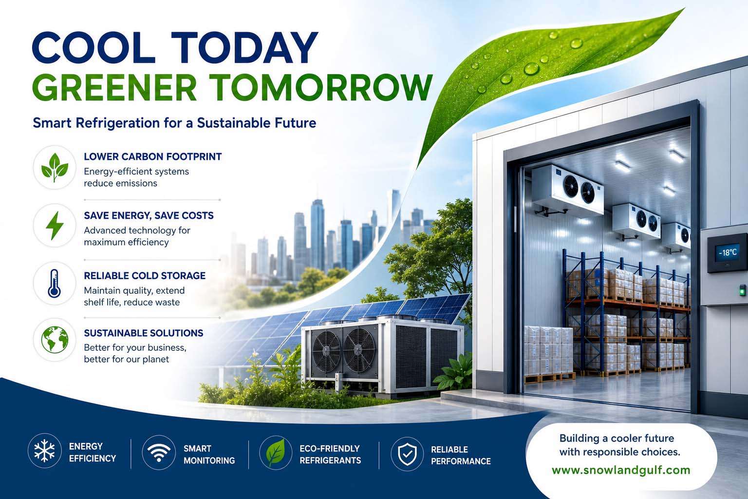 Reducing Carbon Footprint in Commercial Refrigeration Systems