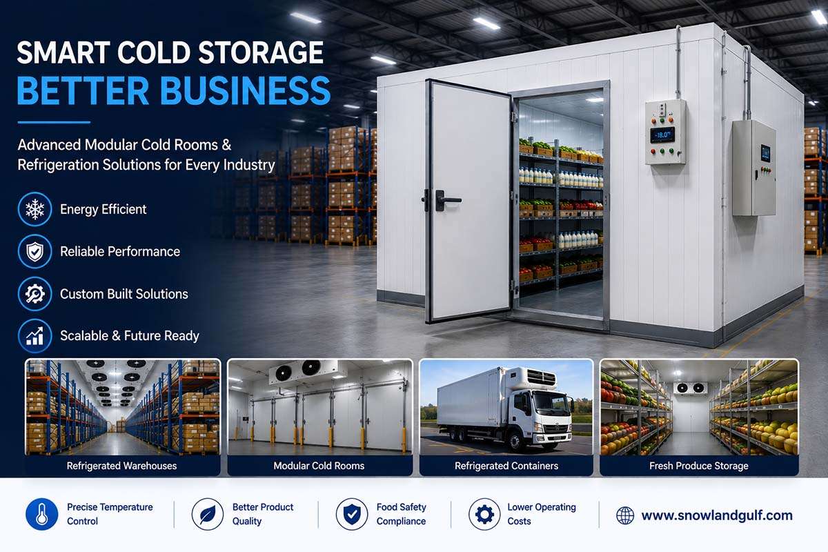 Best Modular Cold Room Manufacturer in Abu Dhabi | Snowland UAE