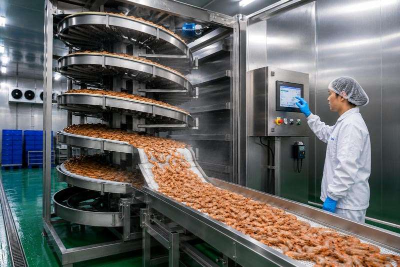 Commercial seafood cold room UAE