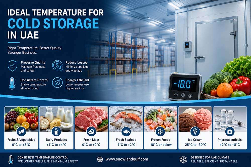 Ideal Temperature for Cold Storage in UAE