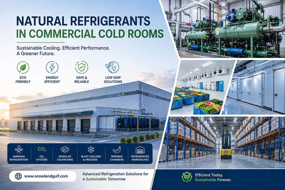 Natural Refrigerants in Commercial Cold Rooms | Sustainable Cooling Solutions UAE