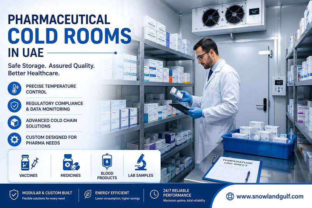 Pharmaceutical Cold Rooms in UAE: Ensuring Safe and Compliant Medical Storage