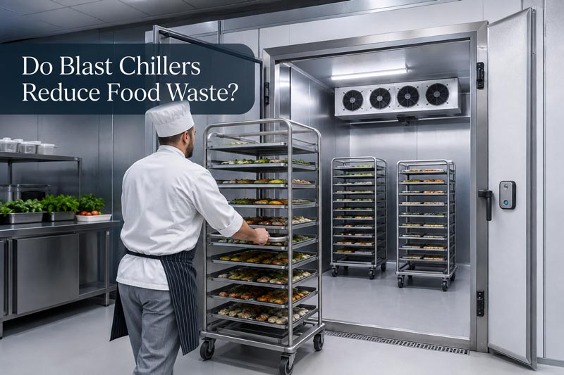 Do blast chillers reduce food waste