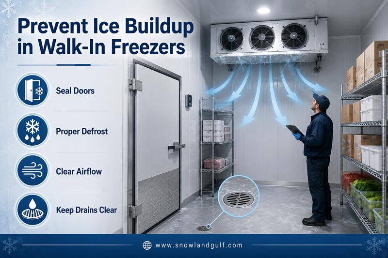 How Do I Prevent Ice Buildup in Walk-In Freezers