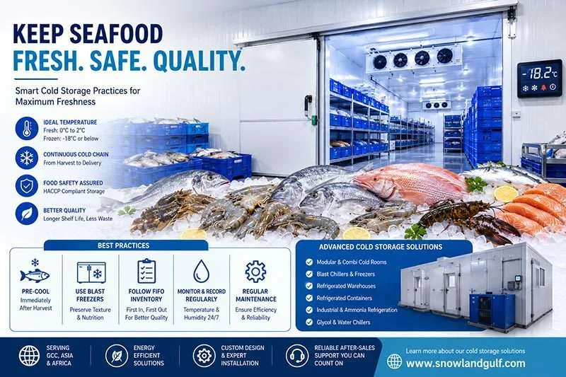 Cold storage Dubai seafood facility