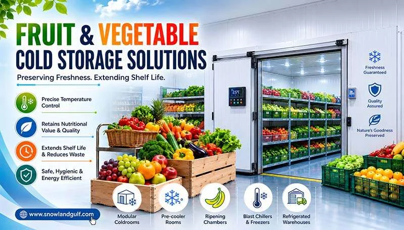 Fruit and Vegetable Cold Storage Solutions